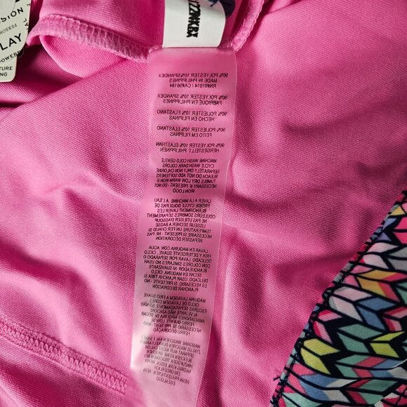 EPNY New Women's Printed Multi Color Pleated Hem Active Skort Skirt - Picture 15 of 15